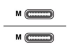 E710364 - Elo - USB-kabel - 24 pin USB-C (hane) till 24 pin USB-C (hane) - Framsidan