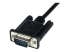 SCNM9FM2MBK - StarTech.com 2m Black DB9 RS232 Serial Null Modem Cable F/M - Närbild