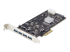 P5Q4A-USB-CARD - StarTech.com 4-Port USB-A PCIe Card, USB 3.2 5Gbps, 4x USB Controllers - Höger vinkel