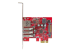 PEXUSB3S3GE - StarTech.com PCI Express USB 3.0-kort med 3 portar + Gigabit Ethernet - Ovansidan