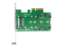 PEXM2SAT32N1 - StarTech.com 3-port M.2 SSD (NGFF) Adapter Card - Undersidan