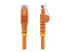 N6PATC750CMOR - StarTech.com 7.5m CAT6 Ethernet Cable, 10 Gigabit Snagless RJ45 650MHz 100W PoE Patch Cord, CAT 6 10GbE UTP Network Cable w/Strain Relief, Orange, Wiring is UL Certified/TIA - Flera vinklar