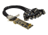PEX16S550LP - StarTech.com 16 Port PCI Express Serial Card - Vänster vinkel