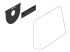 939-001817 - Logitech Tap Wall Mount - Vänster vinkel