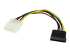 SATAPOWADAP - StarTech.com 15 cm 4-stifts LP4 till SATA-strömkabeladapter - Höger vinkel