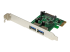 PEXUSB3S24 - StarTech.com PCI Express (PCIe) SuperSpeed USB 3.0-kortadapter med 2 portar och UASP – SATA-ström - Vänster vinkel