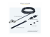 UNIVMK25-LAPTOP-LOCK - StarTech.com 25-Pack Universal Laptop Lock 6.6ft (2m), Master Keyed Locking Cable, Computer Security, Compatible w/Noble Wedge/Nano/K-Slot, Anti-Theft Cut-Resistant Cable - Höger vinkel