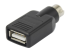USB-81 - Deltaco - Adapter för tangentbord/mus - Tillbaka