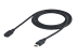 HDEXT2M - StarTech.com 2m (6ft) HDMI Extension Cable, Ultra HD HDMI Male to Female Cable, 4K HDMI Cable Extender, 4K 30Hz UHD HDMI Cable with Ethernet M/F, High Speed HDMI 1.4 Cable, 10.2Gbps - Höger vinkel