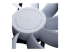FD-FAN-VENT-HF12-WT - Fractal Design Venturi Series HF-12 - Närbild