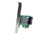 PEXSAT34RH - StarTech.com PCI Express 2.0 SATA III 6 Gbps RAID-kontrollerkort med 4 portar och HyperDuo nivåindelad SSD-lagring - Vänster vinkel