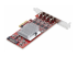 P10Q4C-USB-CARD - StarTech.com 4-Port USB Type-C PCIe Card, USB-C 10Gb, 4x Controllers, TAA - Tillbaka
