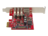 PEXUSB3S3GE - StarTech.com PCI Express USB 3.0-kort med 3 portar + Gigabit Ethernet - Tillbaka