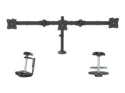 StarTech.com Skrivbordsmonterad trippel monitorarm