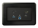 StarTech.com Single-Module Conference Table Connectivity Box-Customizable