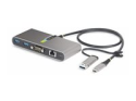 StarTech.com 2-Port USB-C/USB-A Hub with GbE and RS232 Serial, 2x USB-A