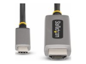 StarTech.com 10ft (3m) USB-C to HDMI Adapter Cable, 8K 60Hz, 4K 144Hz, HDR10, USB Type-C to HDMI 2.1 Video Converter Cable, USB-C DP Alt Mode/USB4/Thunderbolt 3/4 Compatible