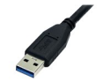 StarTech.com 0,5 m svart SuperSpeed USB 3.0-kabel A till Micro B ? M/M