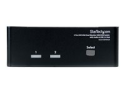StarTech.com DVI VGA KVM-switch för dubbla skärmar USB med 2 portar, audio & USB 2.0-hubb