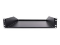 StarTech.com 2U Fixed Server Rack Mount Shelf, 22in Deep Steel Universal Cantilever Tray for 19" AV/Data/Network Equipment Rack with Cage Nuts & Screws, 125lbs Weight Capacity, 18" Deep