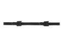 StarTech.com 6in Hook and Loop Cable Ties, 50 Pack, Black, Reusable Cable Straps, Adjustable and Flexible, Cord Organizer Tie/Wraps for Professional Cable Management