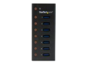 StarTech.com USB 3.0-hubb med 7 portar – skrivbords- eller väggmonterbart metallkabinett