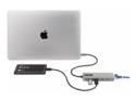 StarTech.com 3-Port USB-C Hub with 2.5 Gigabit Ethernet and 100W Power Delivery Passthrough Laptop Charging, USB-C to 2x USB-A/1x USB-C, USB 3.2 10Gbps Type-C Adapter Hub