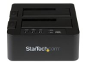 StarTech.com Standalone Hard Drive Duplicator, Dual Bay HDDSSD ClonerCopier, USB 3.1 (10 Gbps) to SATA III (6Gbps) HDDSSD Docking Station, Hard Disk Duplicator Dock
