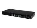 StarTech.com 1U hyllmonterad USB KVM-switch med 8 portar och OSD