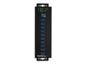 StarTech.com USB 3.0-hubb med 10 portar och nätadapter
