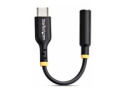 StarTech.com USB-C Audio Adapter to 3.5mm TRRS Jack, Headphone Aux Dongle