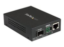 StarTech.com Gigabit Ethernet-fibermediaomvandlare med öppen SFP-port