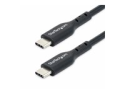 StarTech.com 1m (3ft) USB C Charging Cable, USB-C Cable, USB 2.0 Type-C Laptop Charger Cord, 60W 3A Power Delivery, TPE Jacket, USB-C Data Transfer Cable, M/M