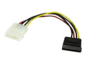 StarTech.com 15 cm 4-stifts LP4 till SATA-strömkabeladapter
