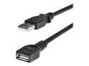 StarTech.com 1,8 m svart USB 2.0-förlängningskabel A till A – M/F