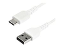 StarTech.com 2 m USB 2.0 till USB-C-kabel -&nbsp;vit