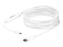 StarTech.com 9.8ft/3m USB C to DisplayPort 1.2 Cable 4K 60Hz, USB-C to DisplayPort Adapter Cable HBR2, USB Type-C DP Alt Mode to DP Monitor Video Cable, Compatible w/ Thunderbolt 3, White