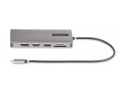 StarTech.com USB-C Triple-Monitor Multiport Adapter, HDMI/DP/Card Reader