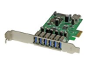 StarTech.com PCI Express USB 3.0-kort med 7 portar