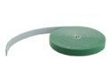 StarTech.com 25ft Hook and Loop Roll, Cut-to-Size Reusable Cable Ties, Bulk Industrial Wire Fastener Tape / Adjustable Fabric Wraps Green / Resuable Self Gripping Cable Management Straps