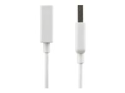 StarTech.com 3m White USB 2.0 Extension Cable Cord