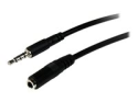 StarTech.com 2m 3,5mm 4-polig TRRS headset-förlängningskabel