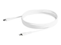 StarTech.com 2m tålig, vitt USB-C till Blixtkabel - Hård, tålig aramifiber USB typ A till Blixtladdare/synkron strömsladd - Apple MFi-certifierad iPad/iPhone 12