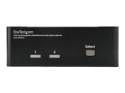 StarTech.com Dubbel USB DisplayPort KVM-switch med 2 portar, audio & USB 2.0-hubb