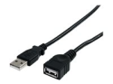 StarTech.com 91 cm svart USB 2.0-förlängningskabel A till A – M/F