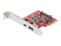 StarTech.com 2 portar 10 Gbit/s USB-A &amp;amp; USB-C PCIe-kort