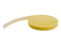 StarTech.com 25ft Hook and Loop Roll, Cut-to-Size Reusable Cable Ties, Bulk Industrial Wire Fastener Tape/Adjustable Fabric Wraps Yellow/Resuable Self Gripping Cable Management Straps