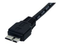 StarTech.com 0,5 m svart SuperSpeed USB 3.0-kabel A till Micro B ? M/M