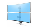 StarTech.com Desk Mount For 2x Vertically Stacked Monitors, Dual 49", TAA