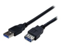 StarTech.com 6 ft Black SuperSpeed USB 3.0 Extension Cable A to A M/F